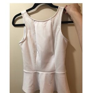 Guess white tank shirt.